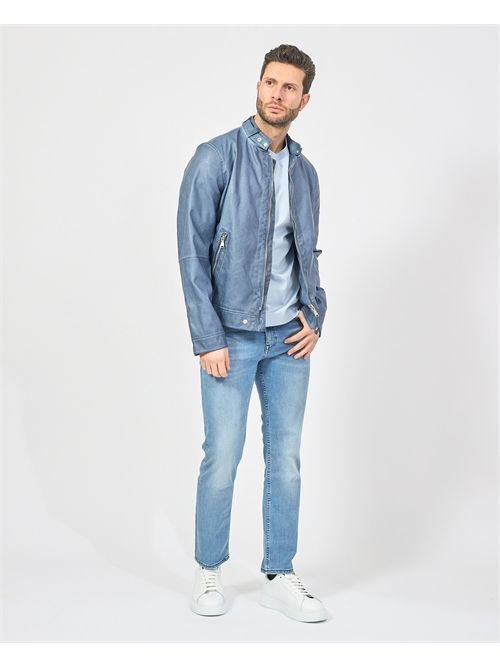 Veste en cuir pour homme Yes Zee YES ZEE | J540-G5000713